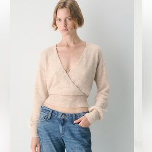 Wilfred Cream V-Neck Sweater